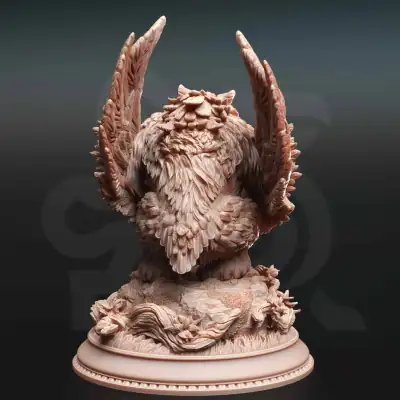 Sonatus Noctursa - Northern Masked Owlbear - Back