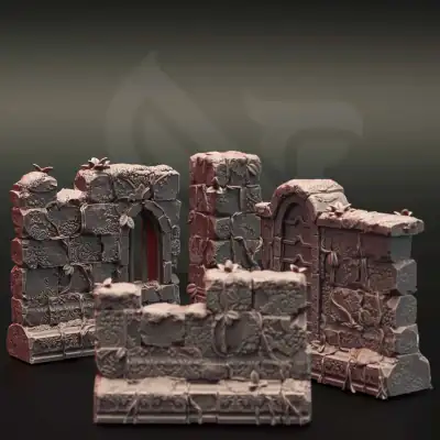 Ruins of Arkani - Ancient Anshani Walls - Back