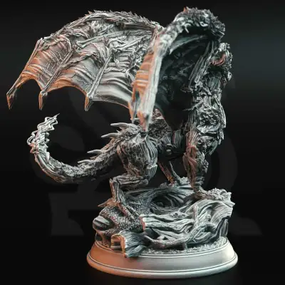 Underthwyn - Ancient Fey Dragon - Back
