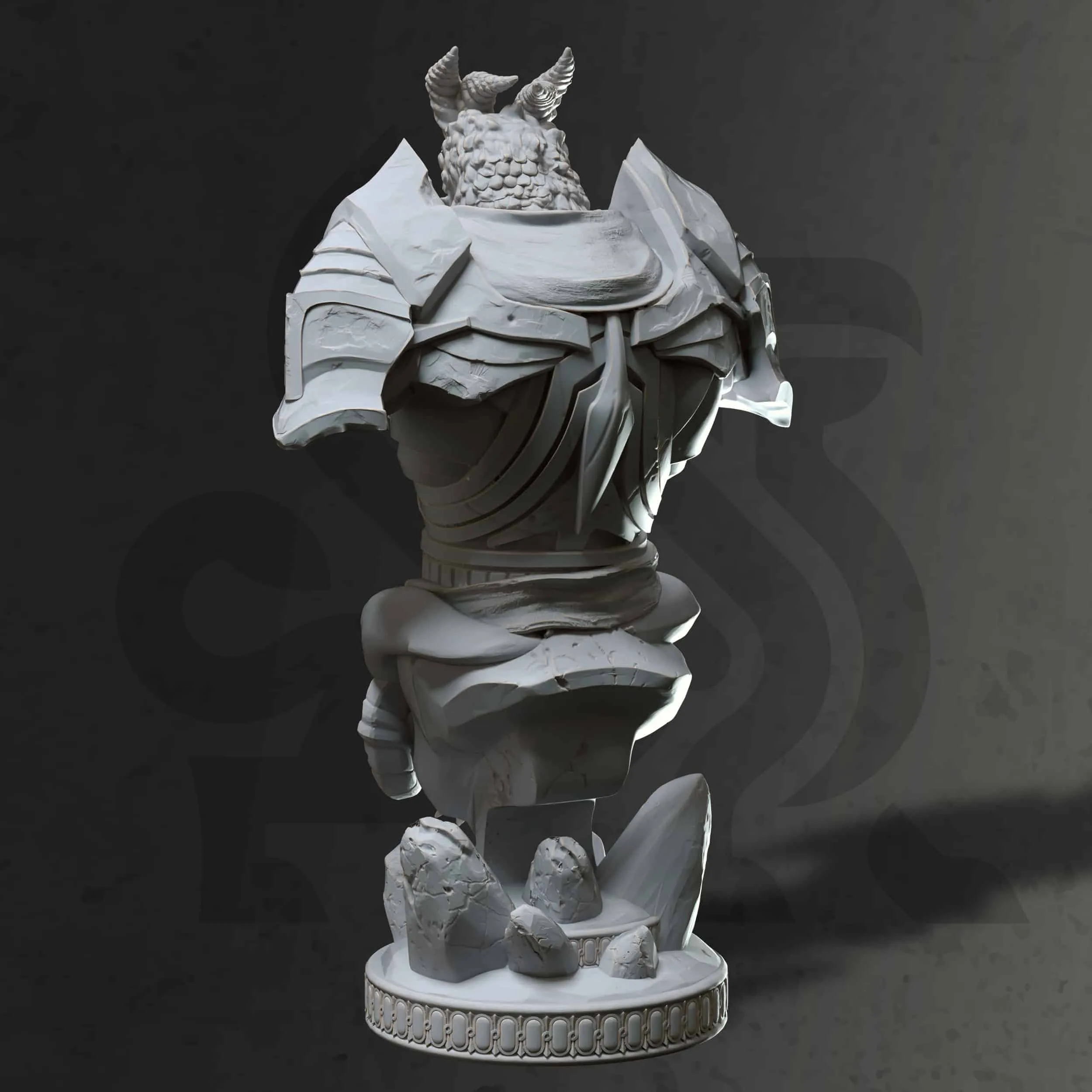 Tharvian (Bust) - Back