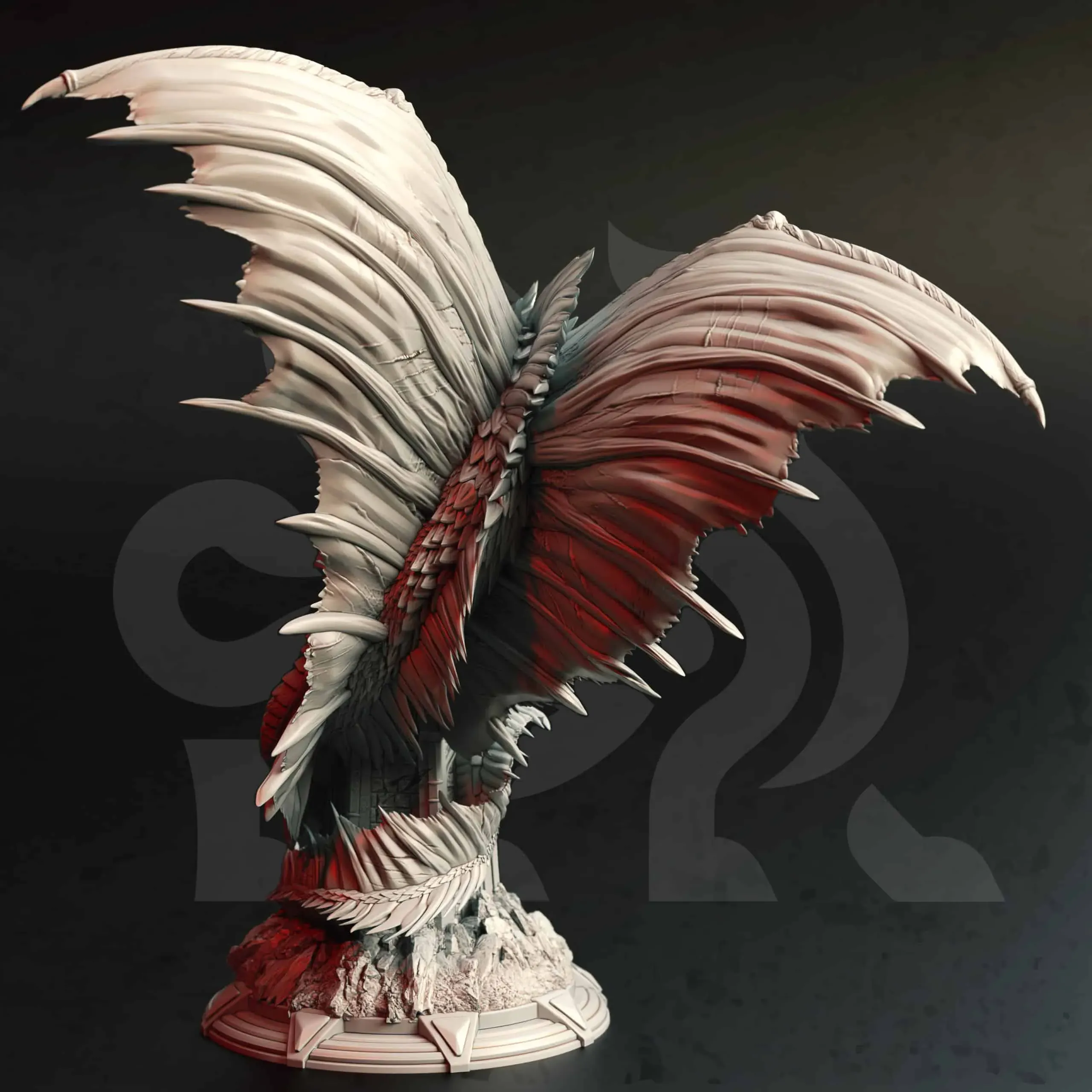 Fyroth - Ancient Mana Wyrm - Back