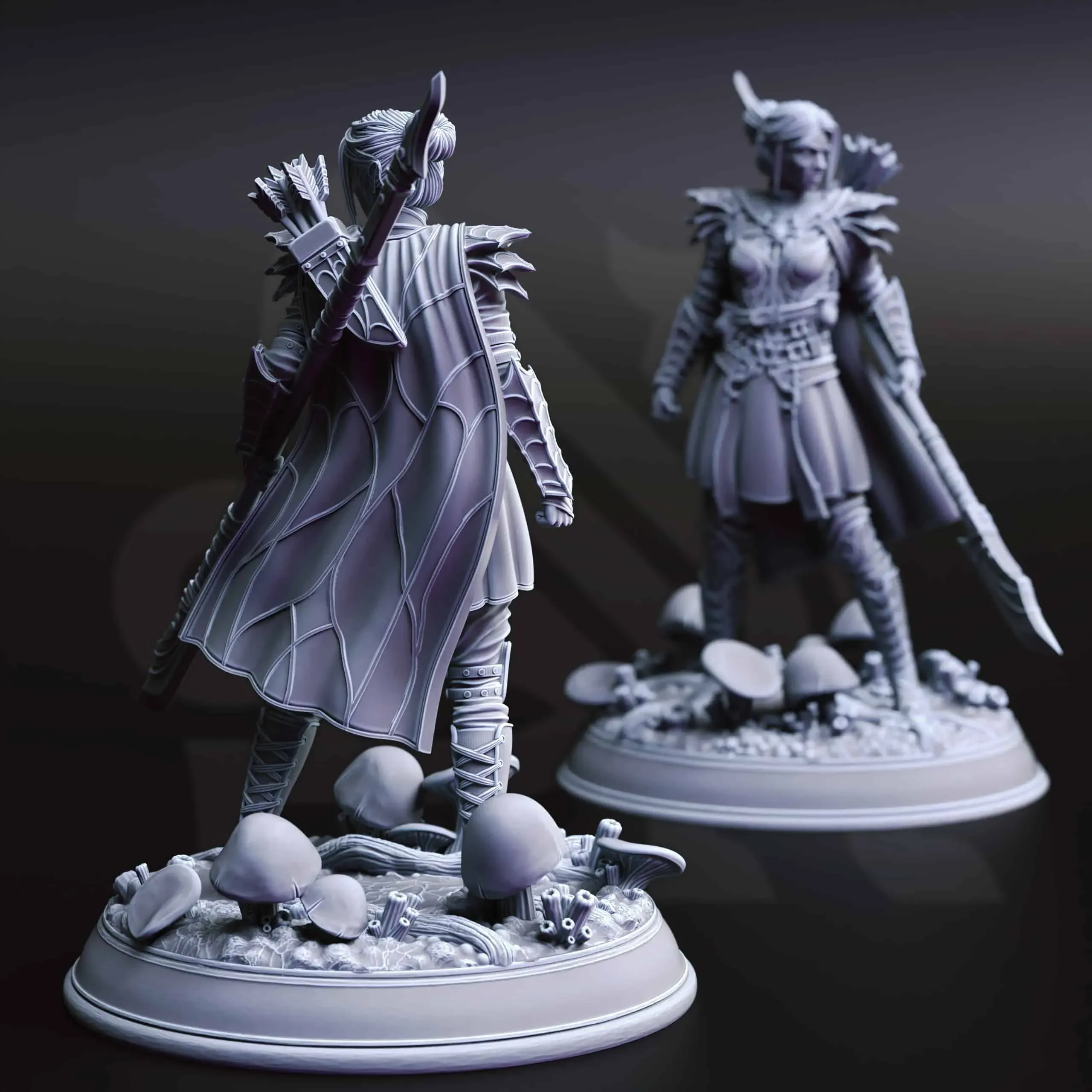 Irinax’s Chosen - Drow Soldiers F2 - Back