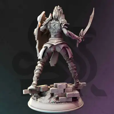 Mrina Reloth - Moon Paladin - Back