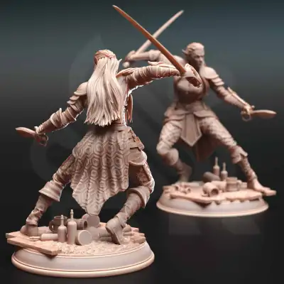 Hali Brookes - Water Elemi Rogue - Back