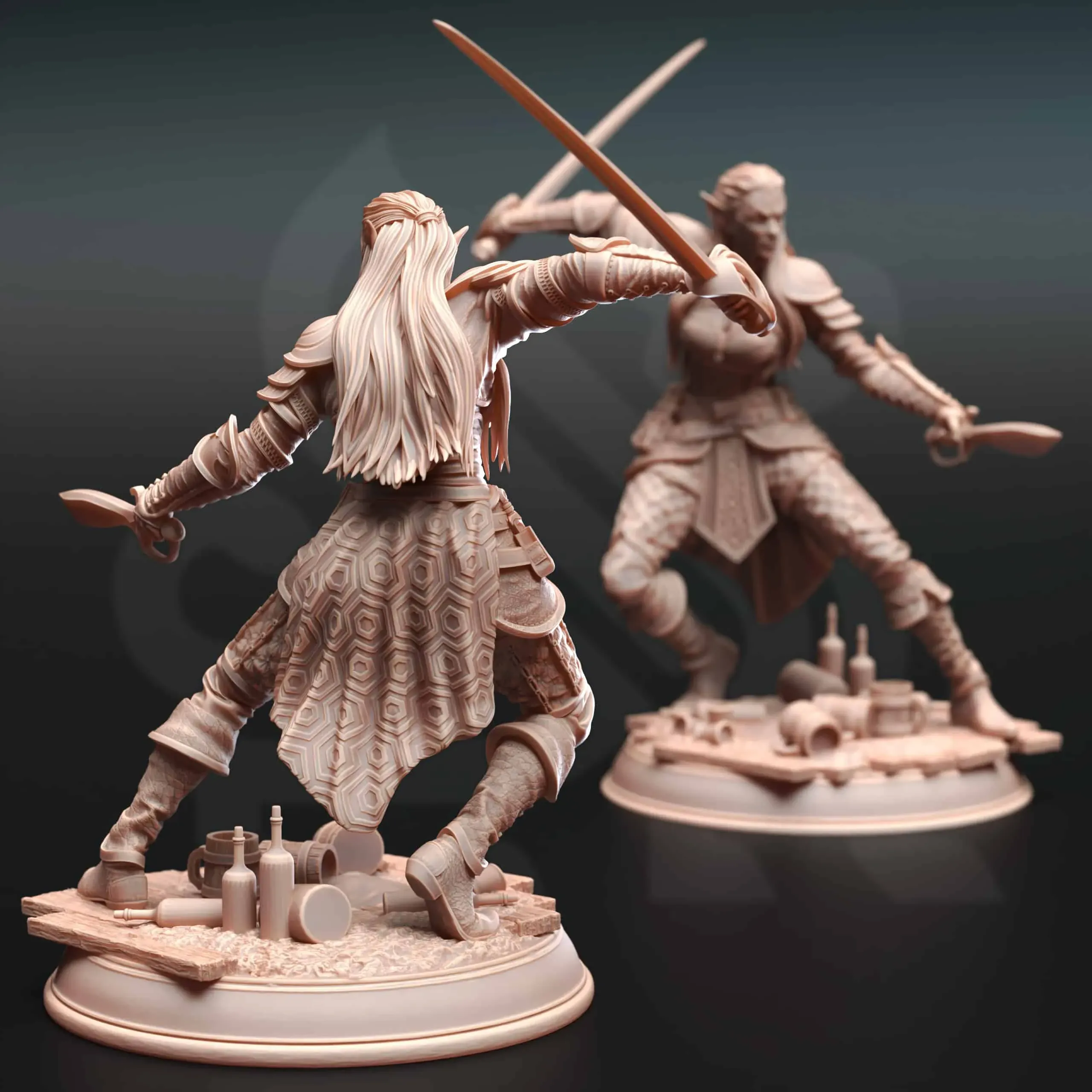Hali Brookes - Water Elemi Rogue - Back