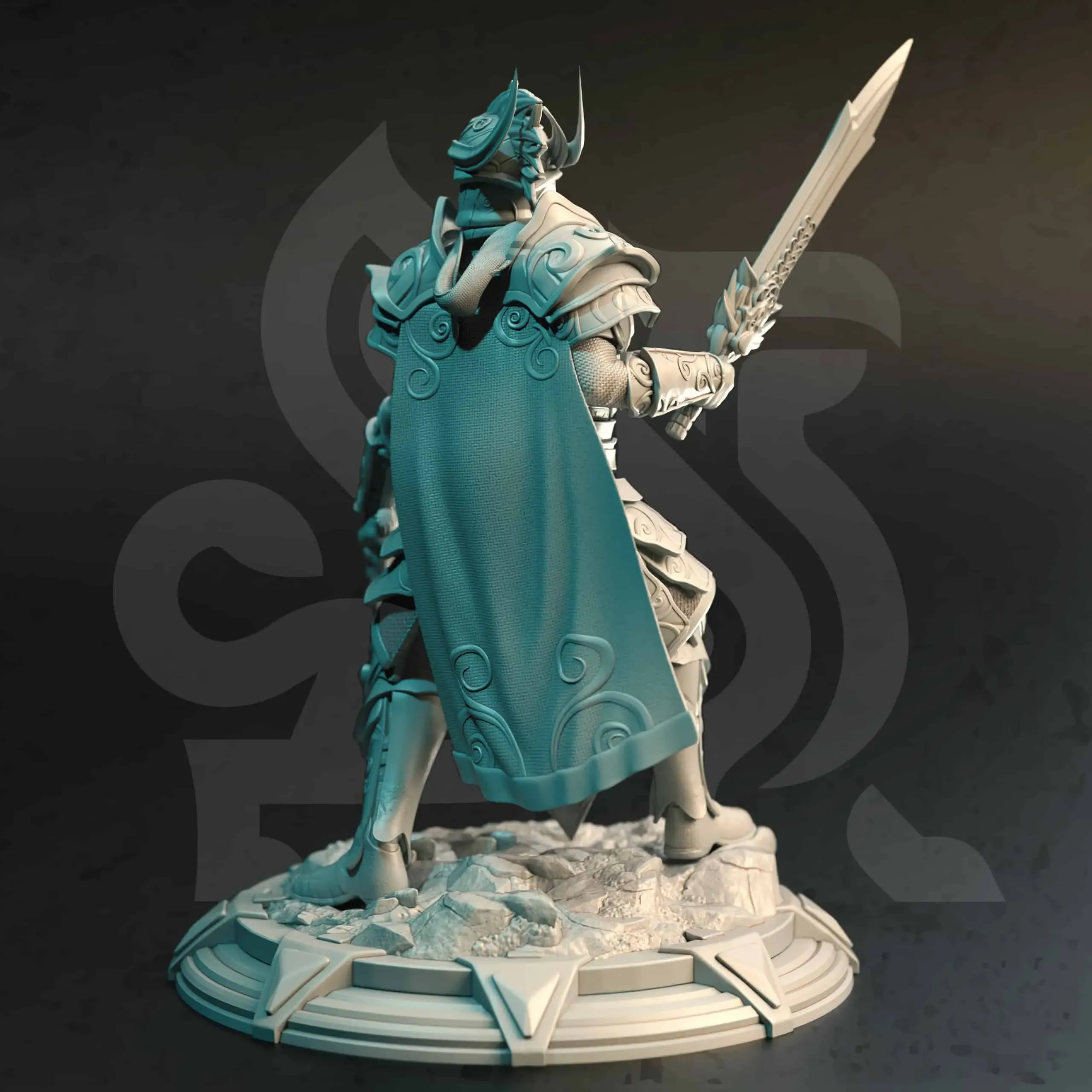 High Elf Soldiers - Leacianan Vanguard - F Back