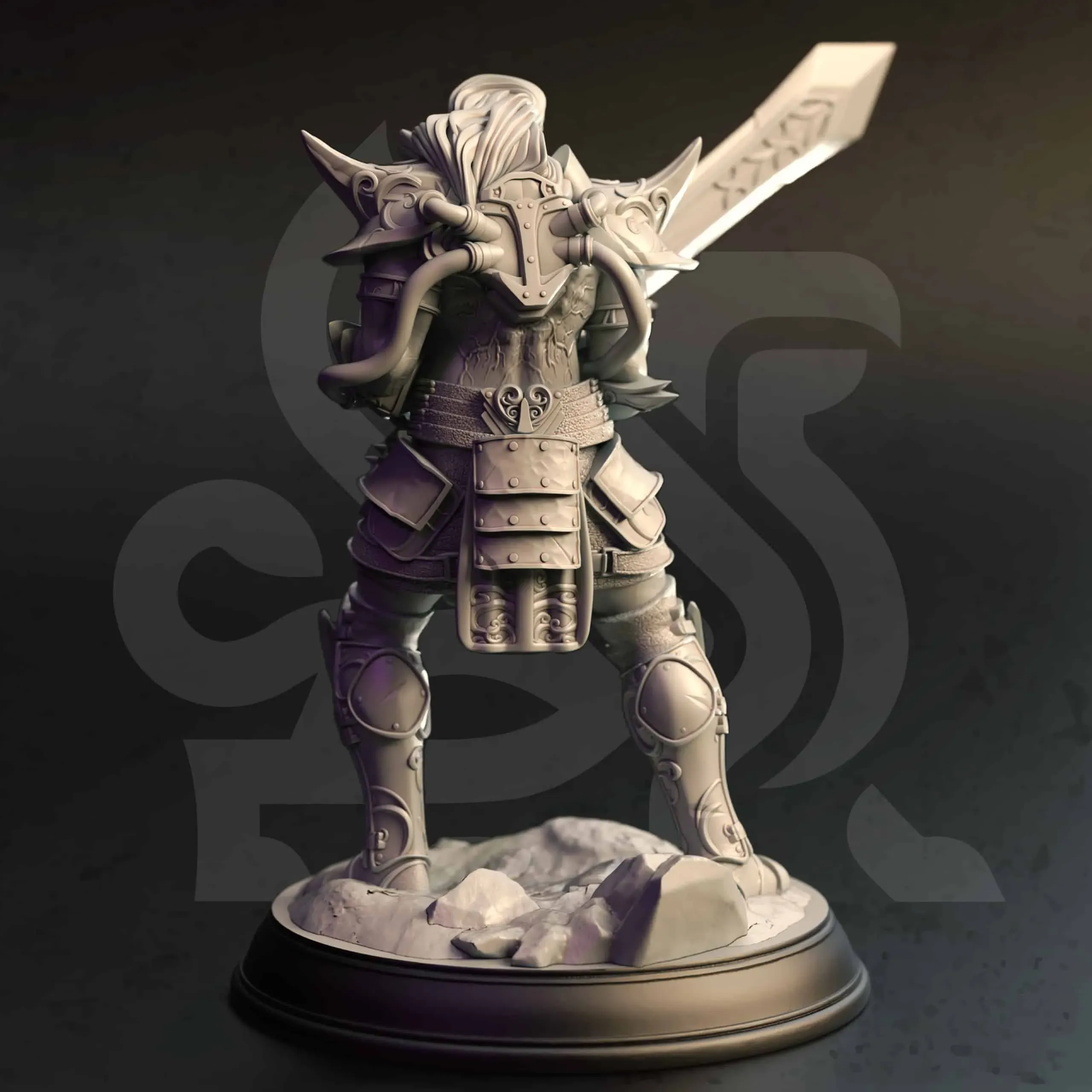 Charys - Arcane Barbarian - Back