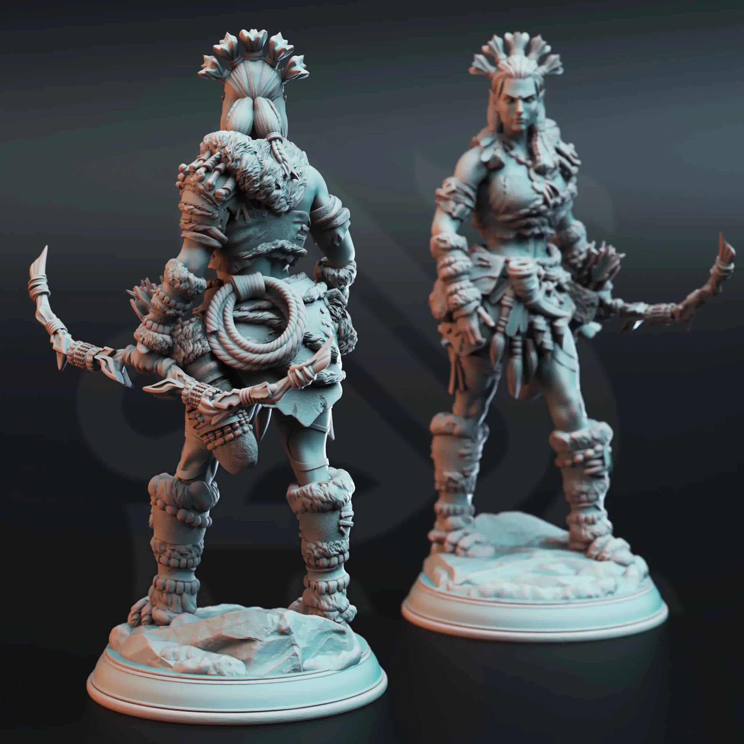 Strika - Female Colossal Ranger - Back