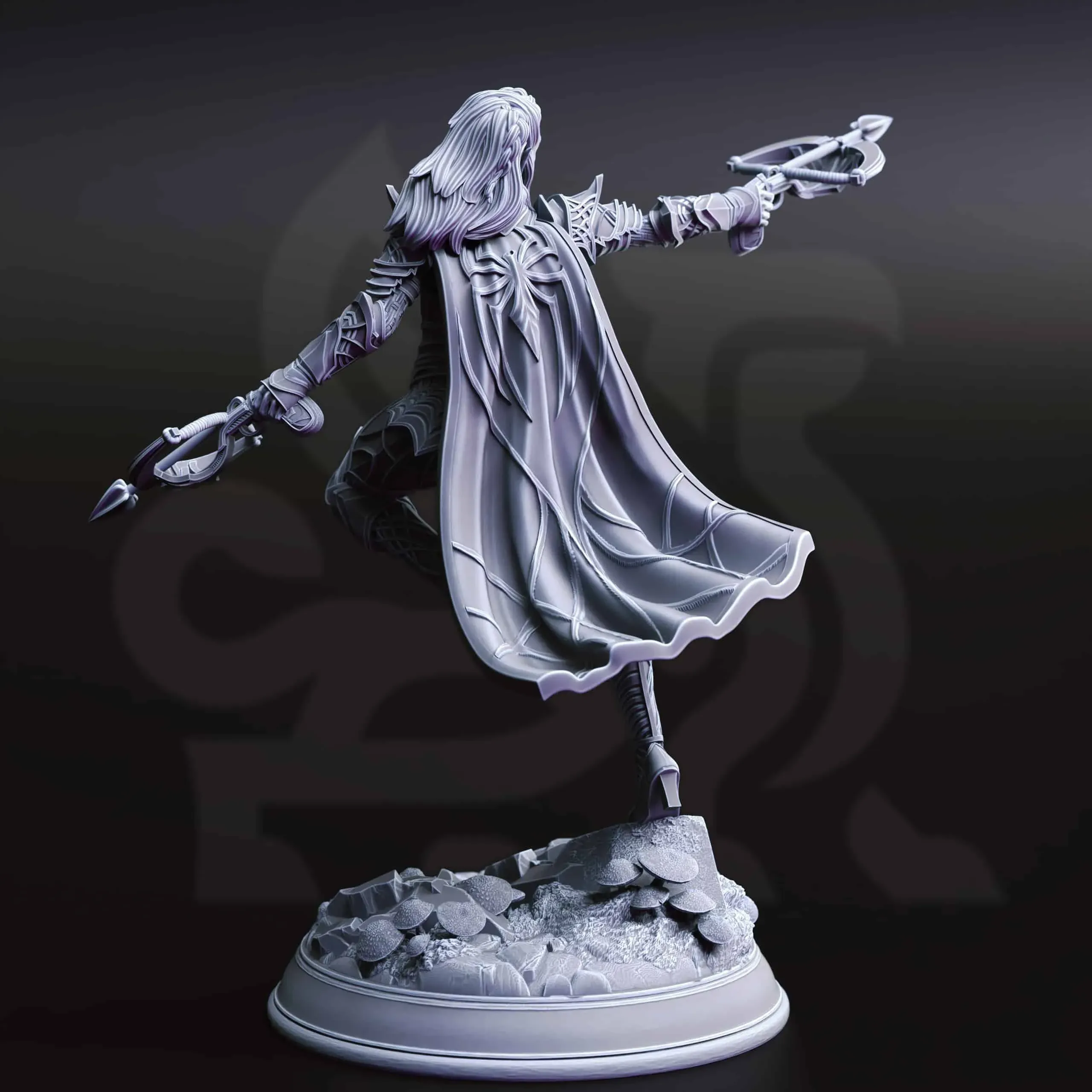 Vakara N’thara - Drow Assassin - Back