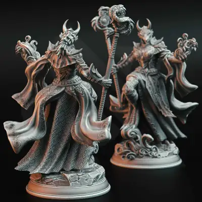 Tharvaya – Ascended Dragon Warlock - Back