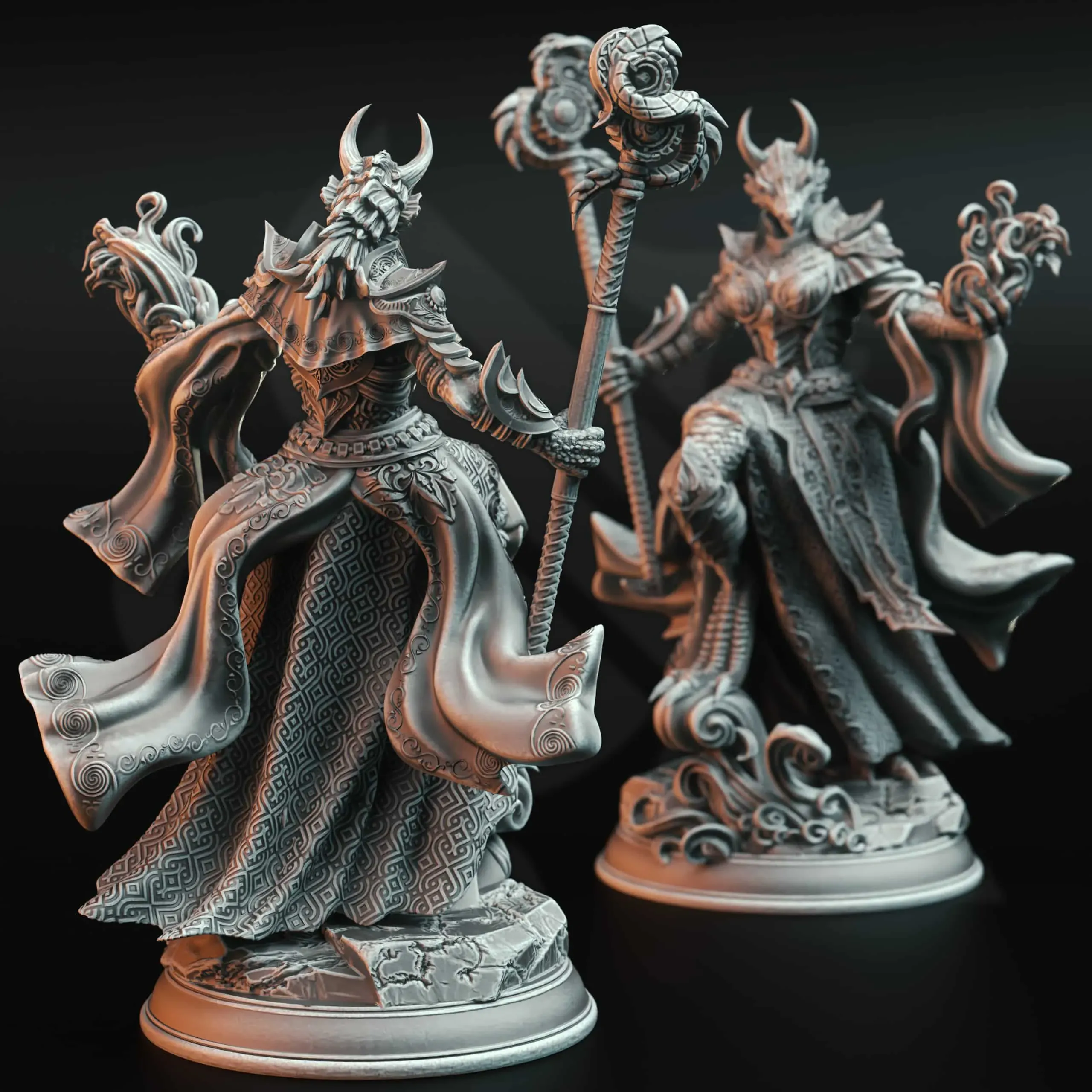 Tharvaya – Ascended Dragon Warlock - Back