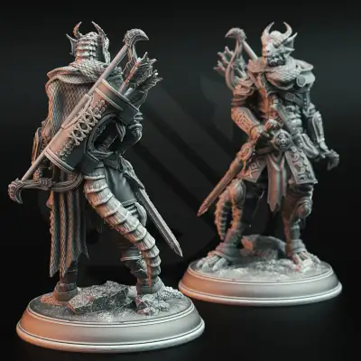 Zandoril - Dragonborn Ranger - Back