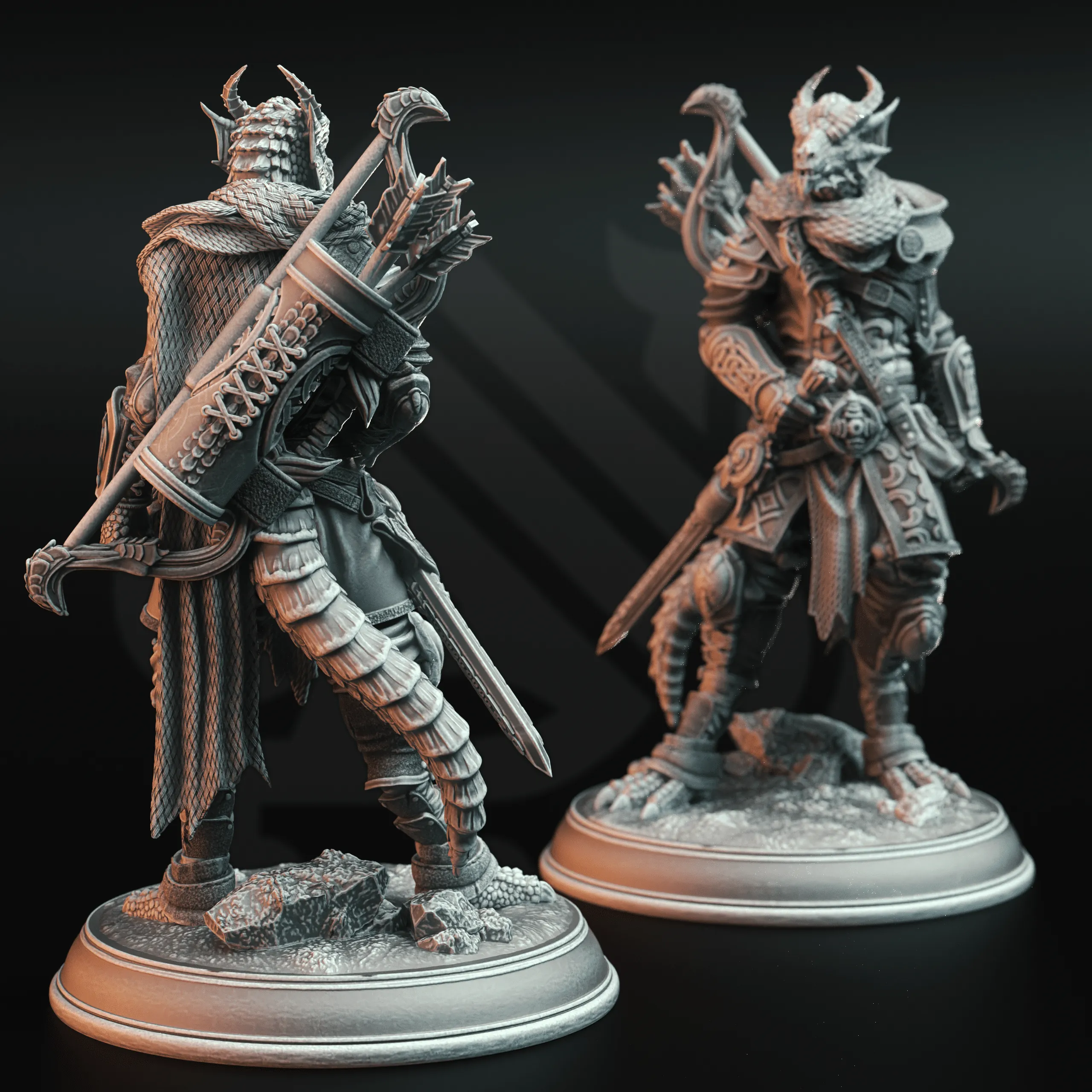 Zandoril - Dragonborn Ranger - Back