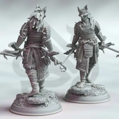 Kenshi Kitsune - Foul Mouthed Fox - Back Mask