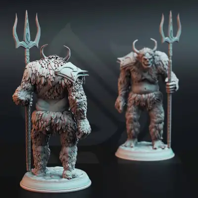 Tulva Drolls - Snow Trolls of the Deep 2 - Back