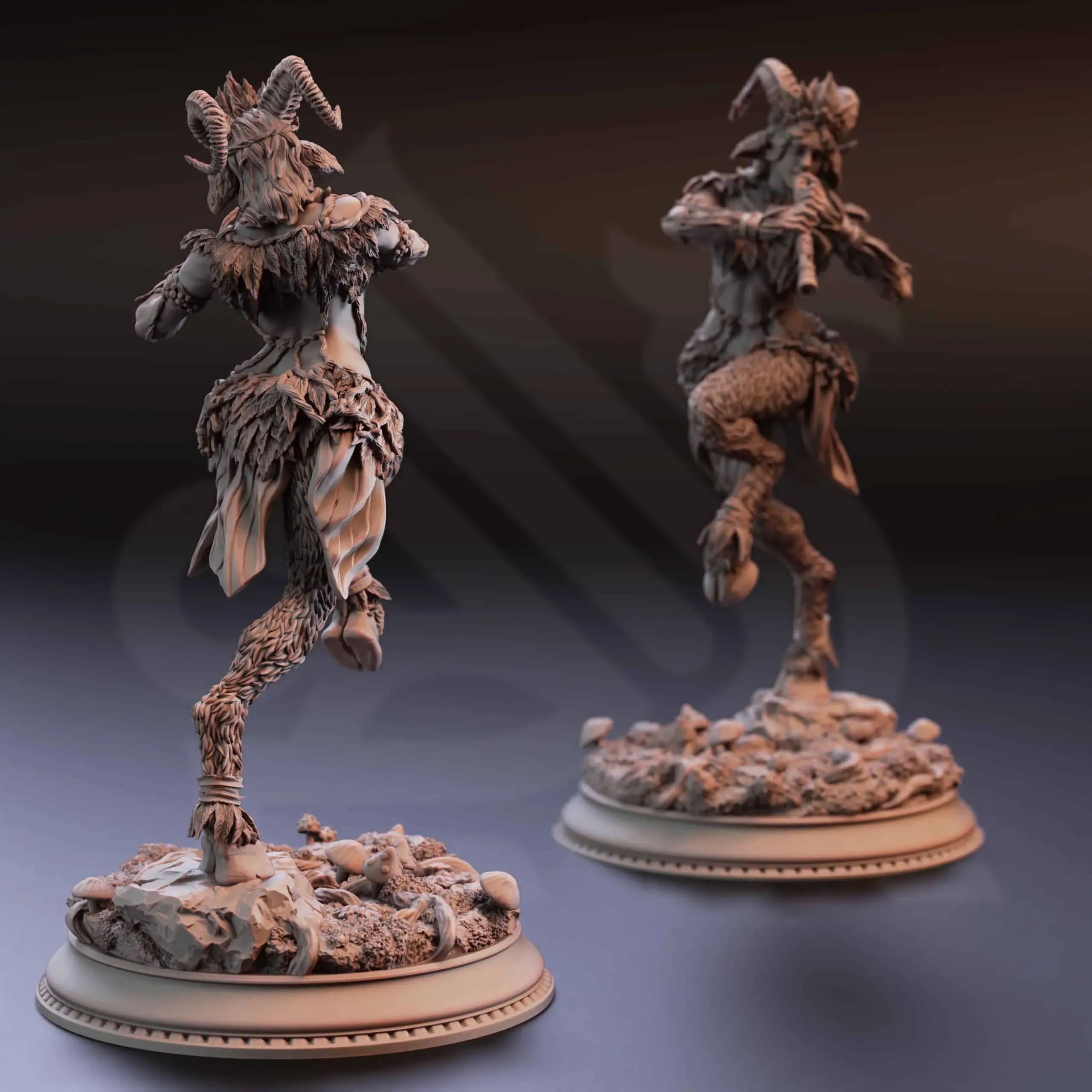 Sylvia of the Fringe - Faun Enchantress - Back