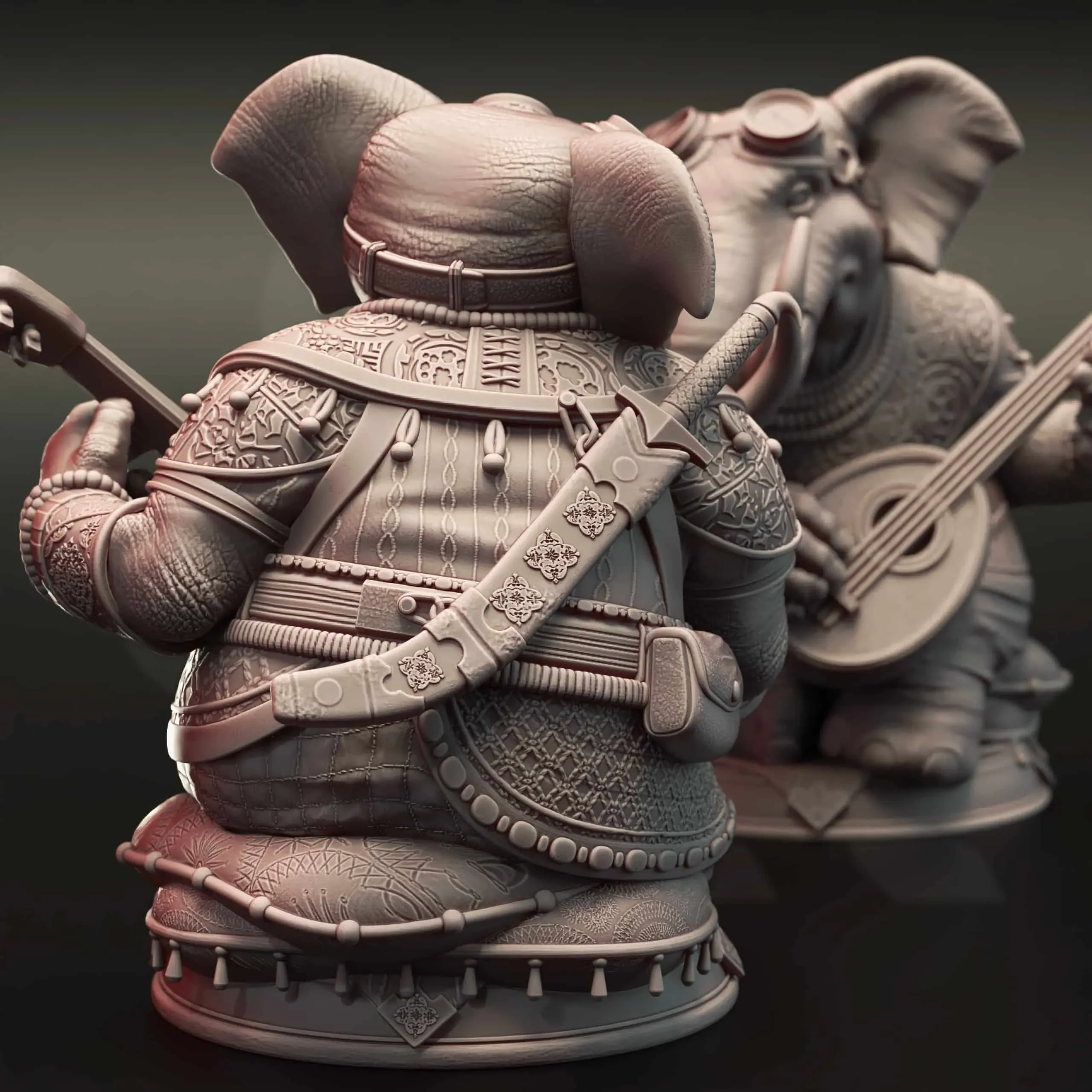 Mahogany - Ivory Bard - Back