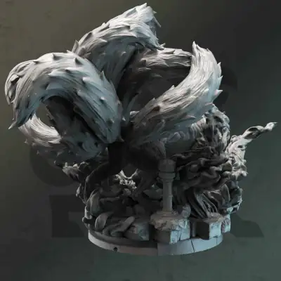 Kyubiko - The Nine-tailed Fire Fox - Back