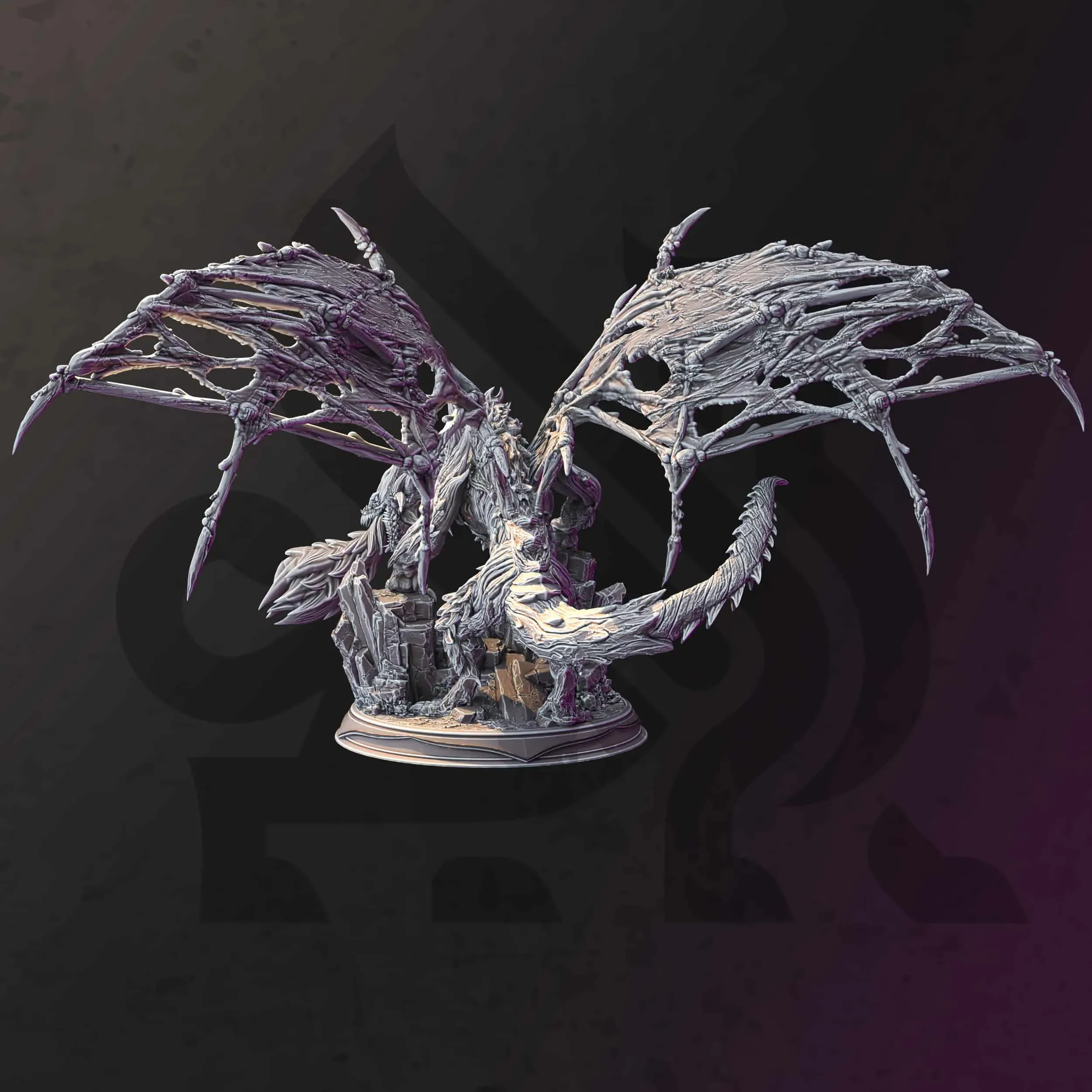 Nerevin - Undead Dragon - Back