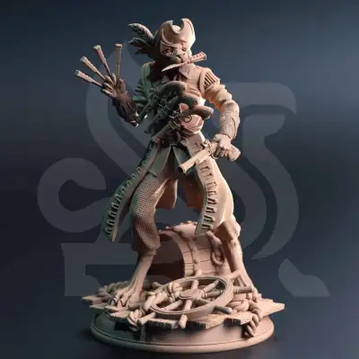 Kara'Ta the Catfolk Corsair - Front