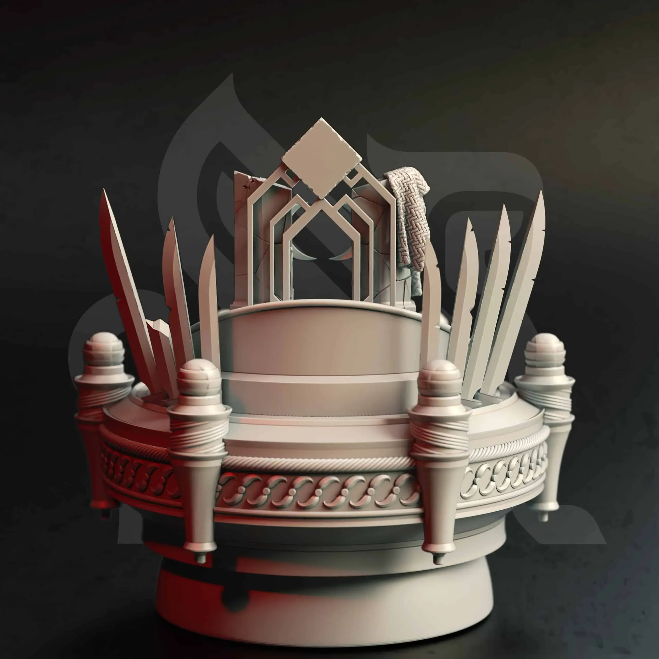 Valius's Throne - Back