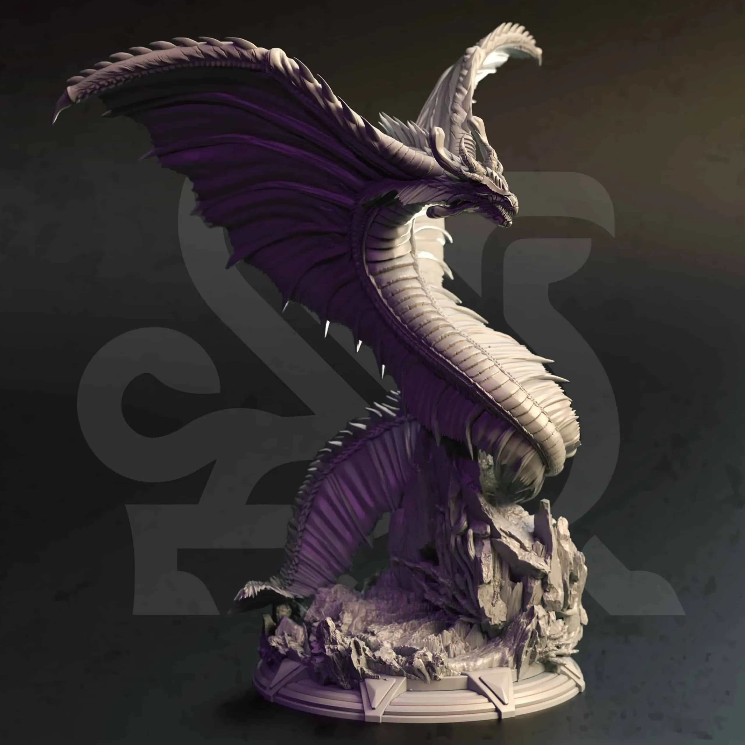 Fyrantius - Adult Mana Wyrm - Front