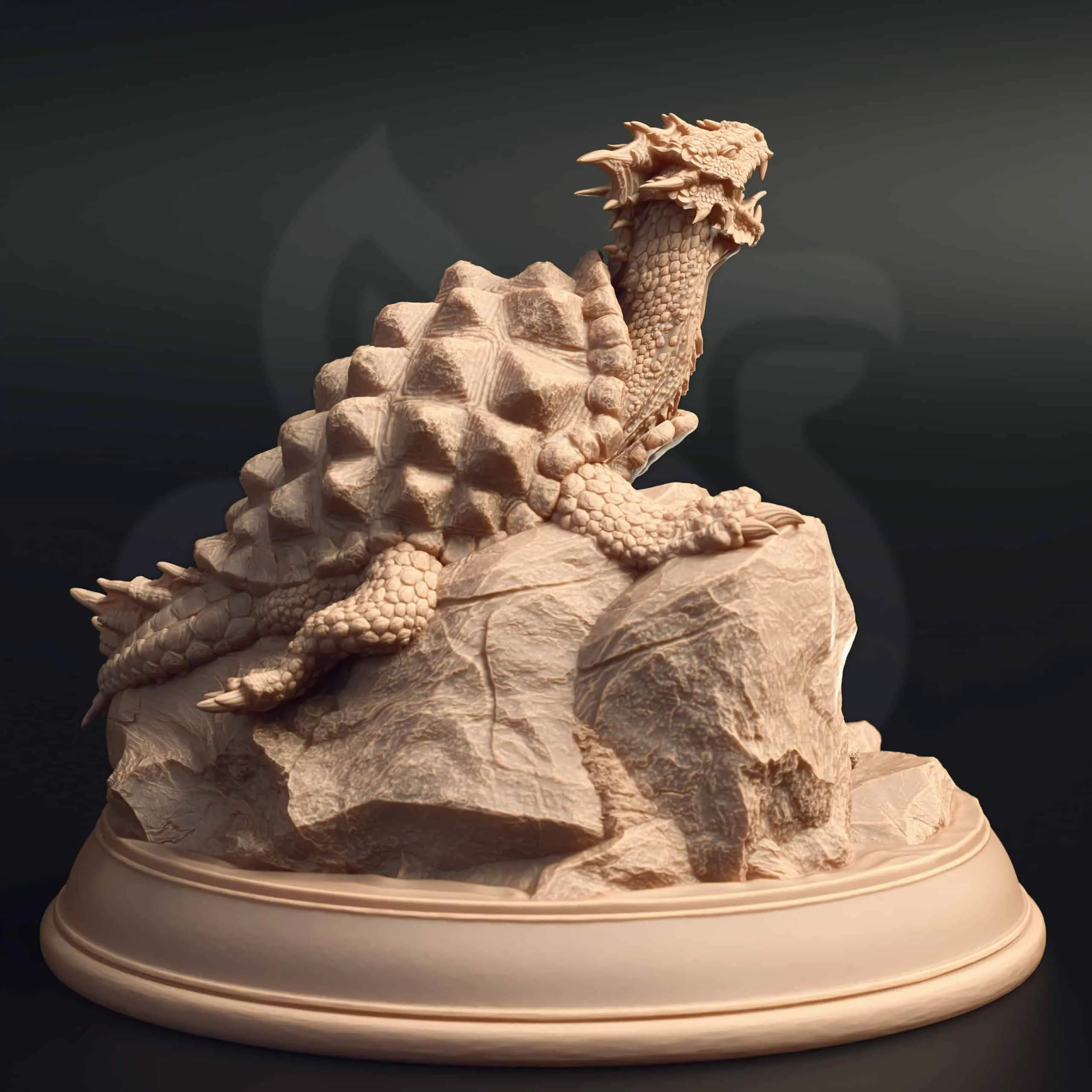 Testidi - Dragon Turtle Hatchling - Back