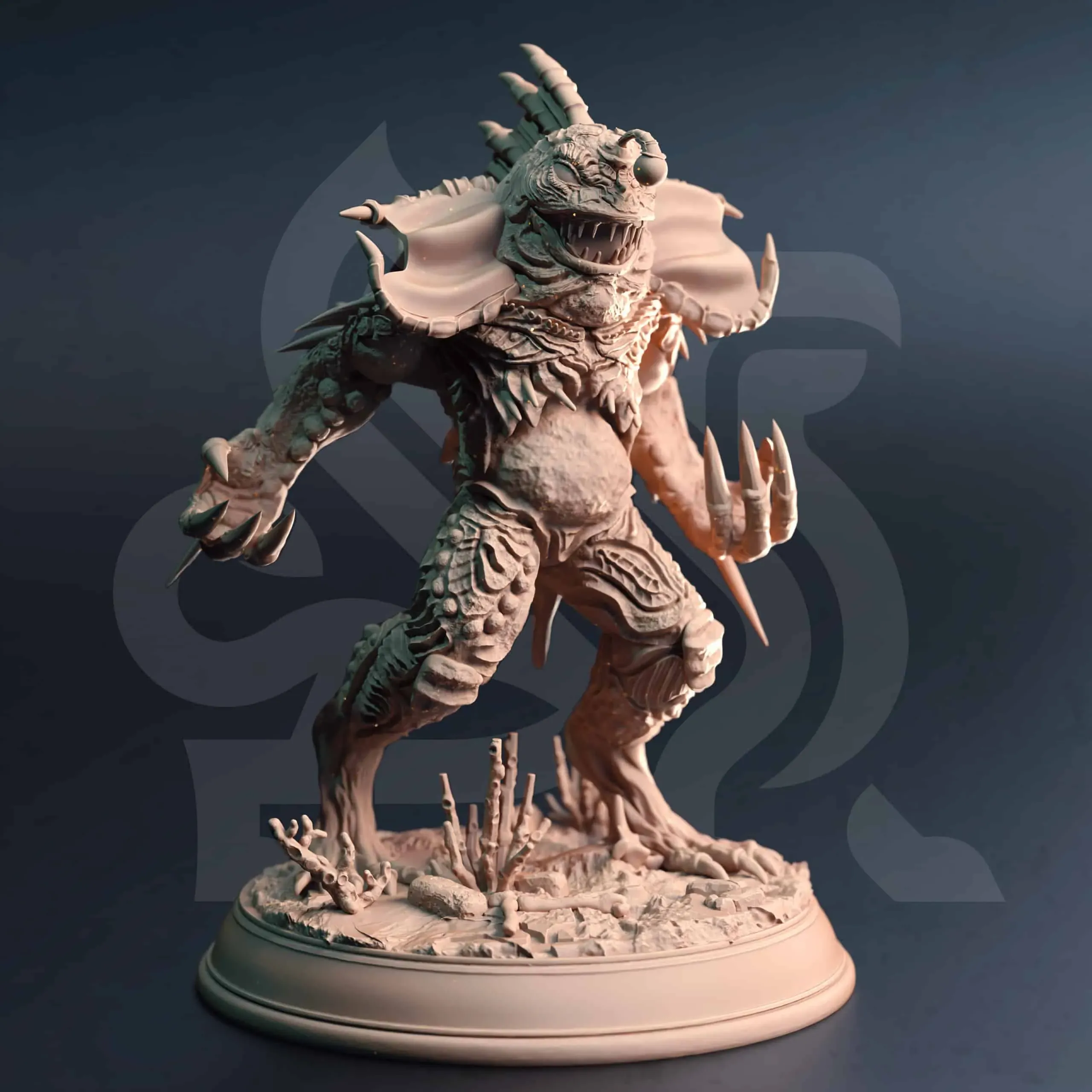Giga Gluglin - Fishfolk Abomination - Front