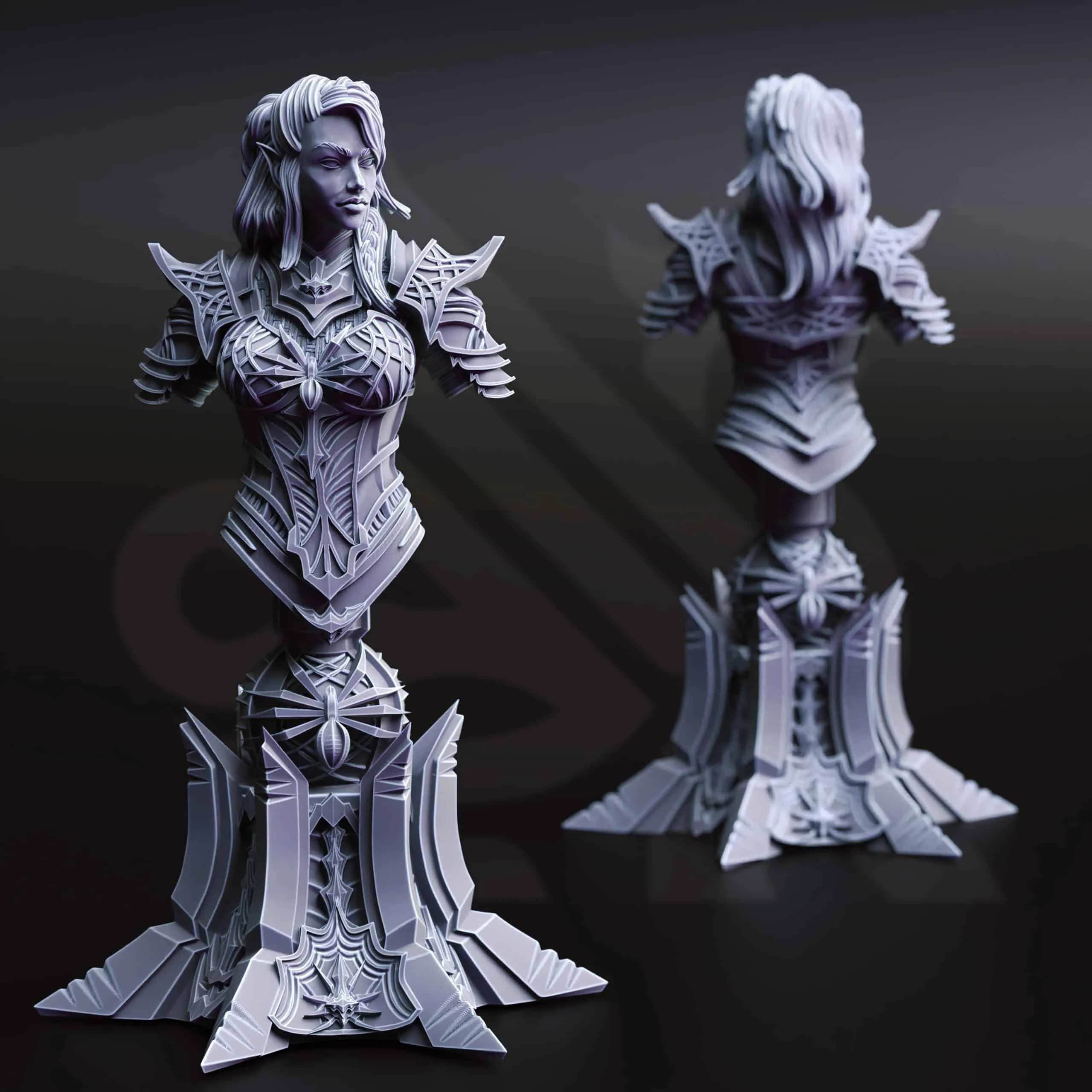Vakara N’thara - Drow Assassin - BUST