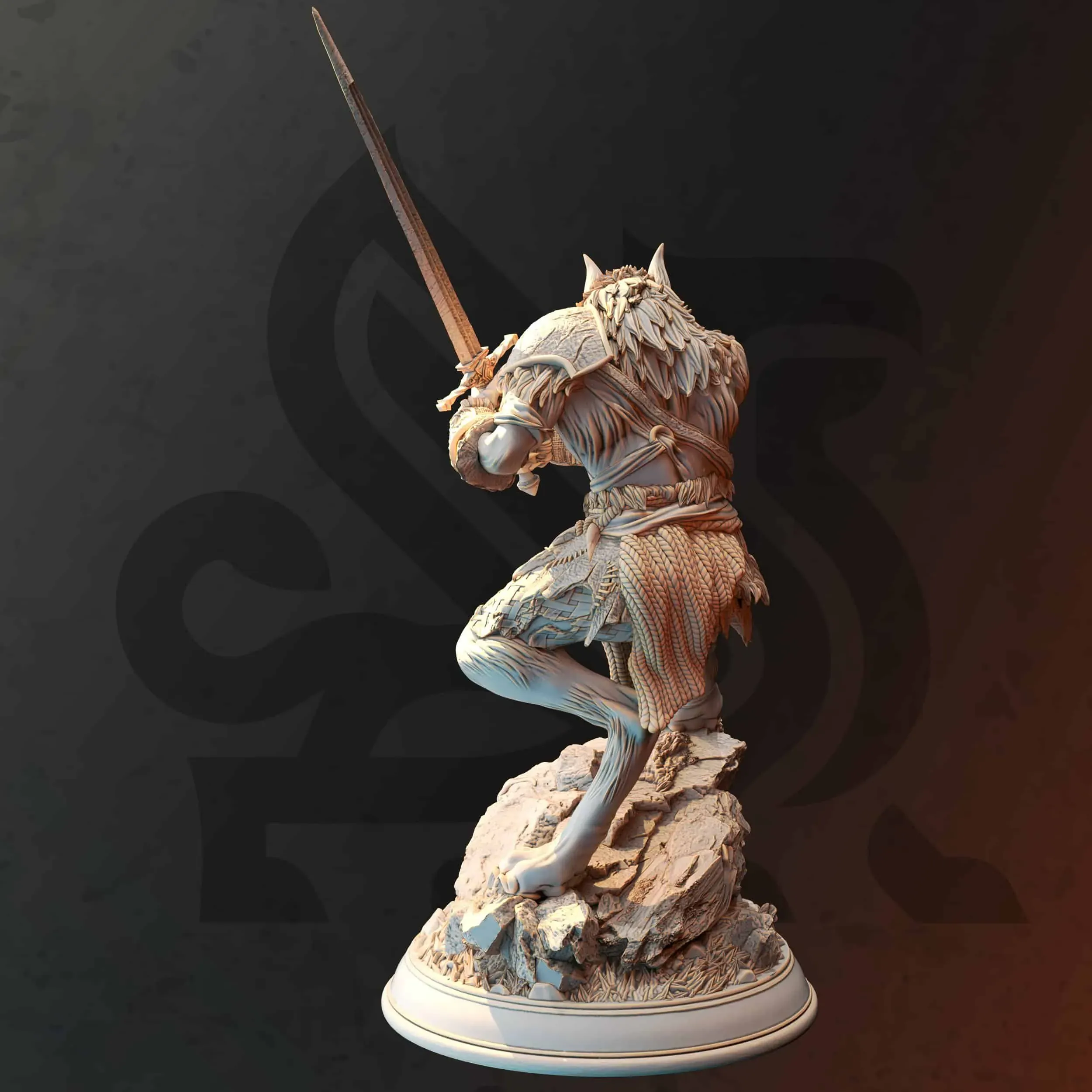 Lucian Grey - Wolf - Back
