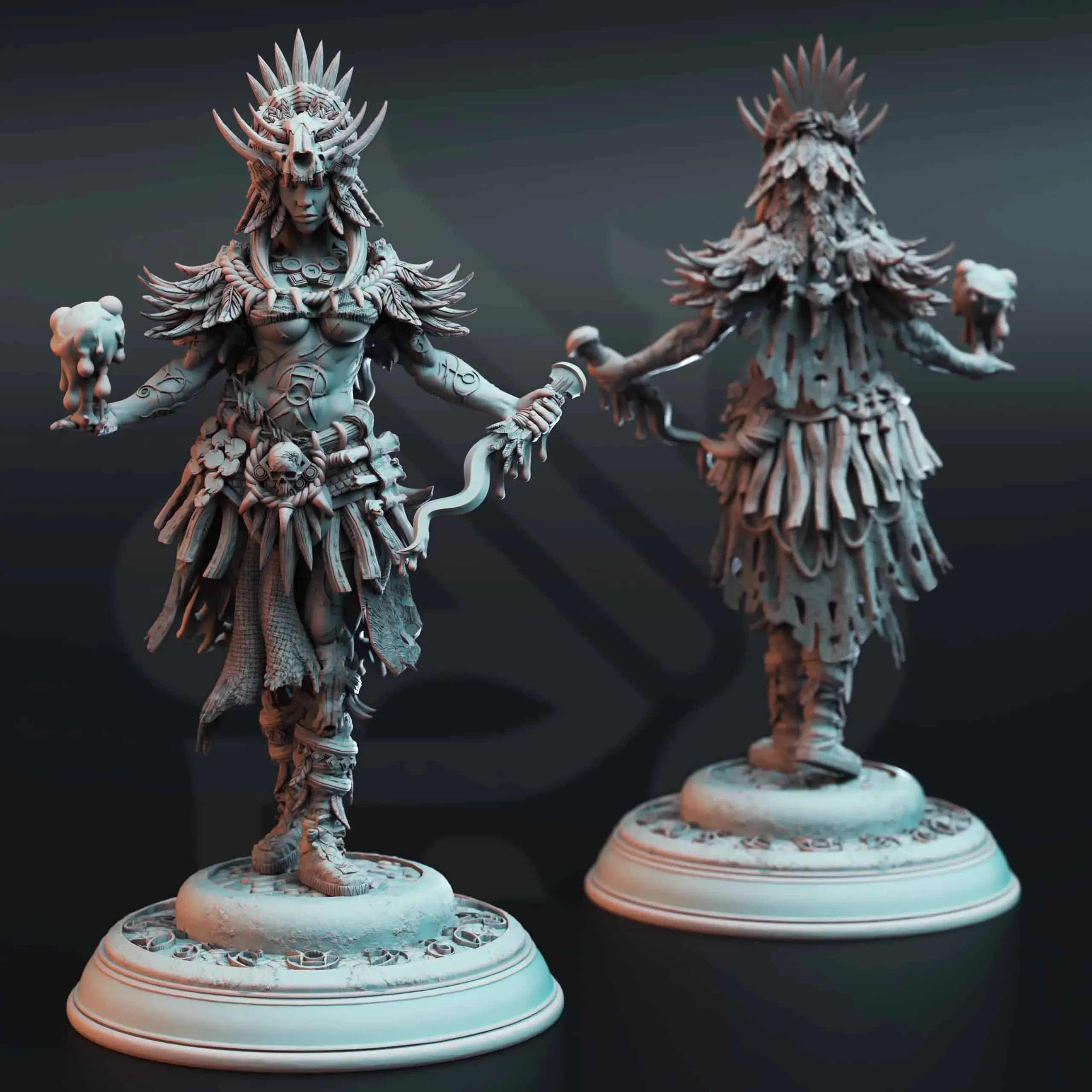 Driga - Female Colossal Blood Mage
