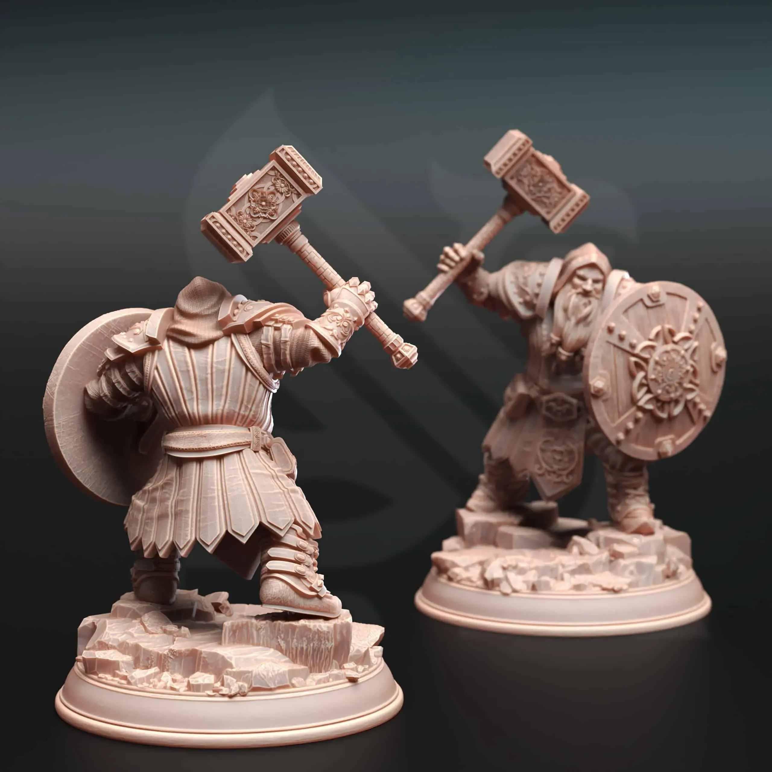 Tors of Delvdor - Dwarven Cleric - Back