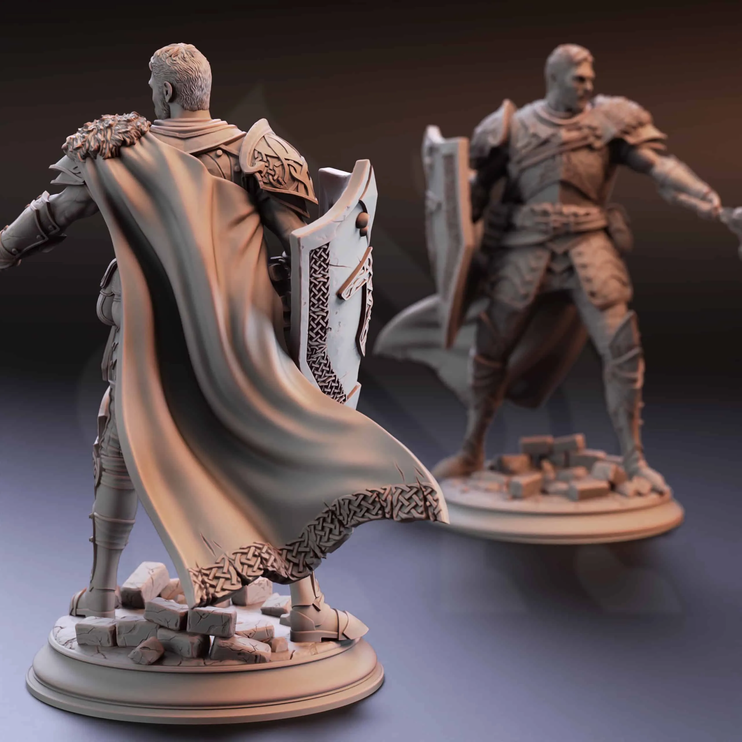 Lizarin - Paladin of Renmaeth - Back