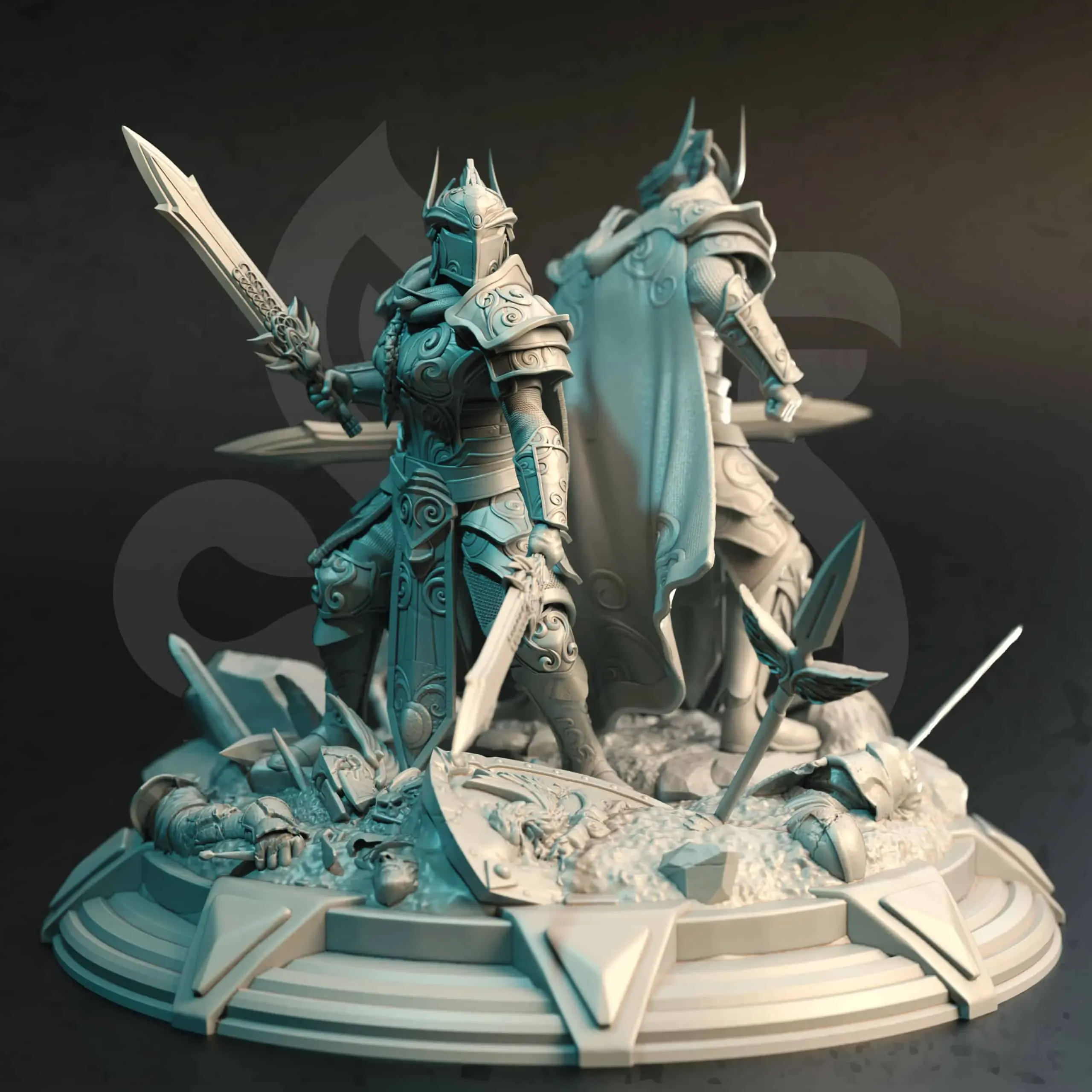 High Elf Soldiers - Last Stand - Front