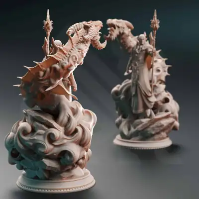 Karydian - High Elf Chaos Sorcerer - Back