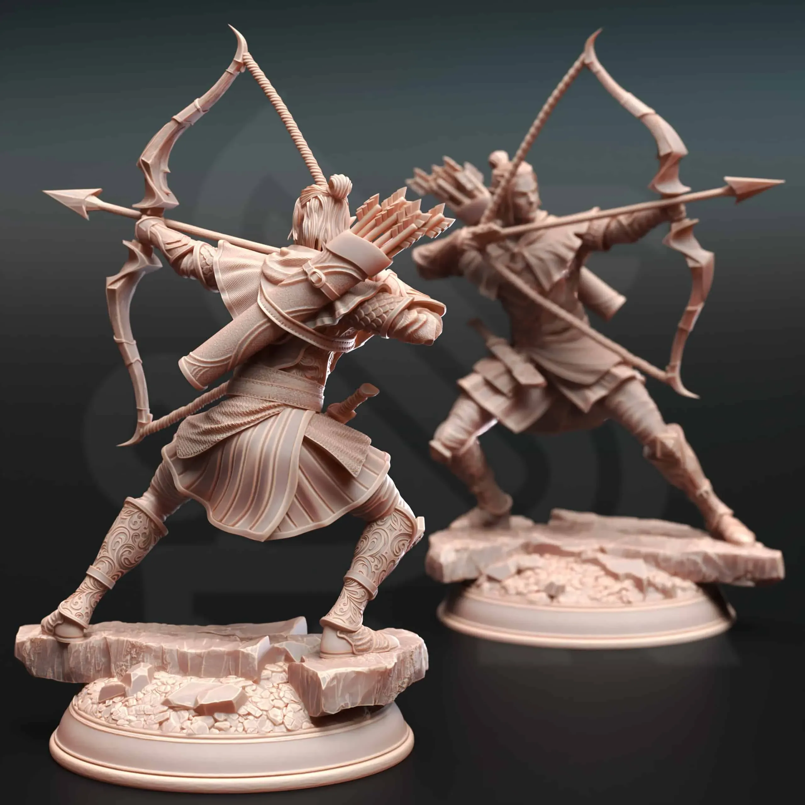 Ervion ro Estel - Elven Ranger - Back