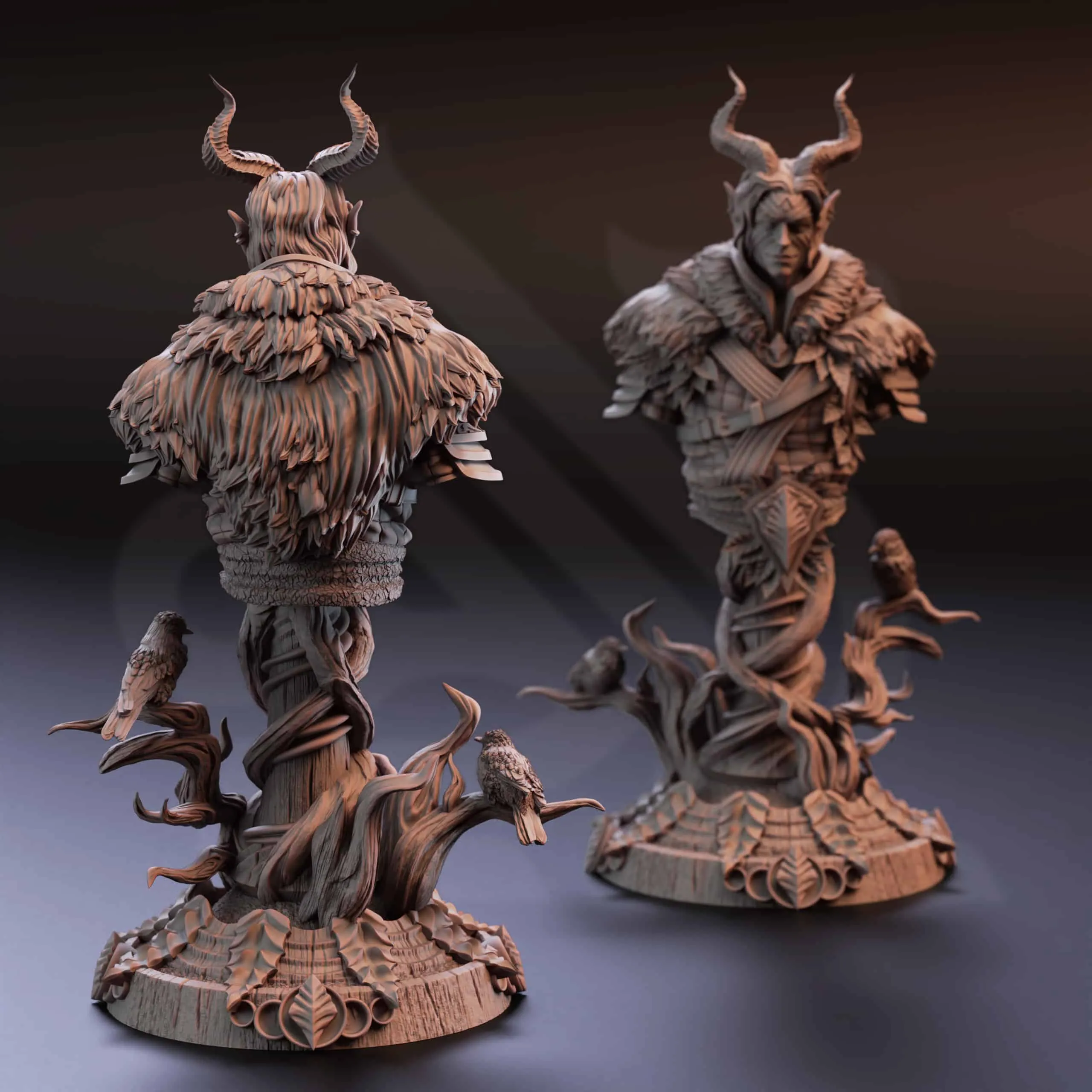 Garyck of Cinta Mar - Infernal Forest Guardian - BUST - Back