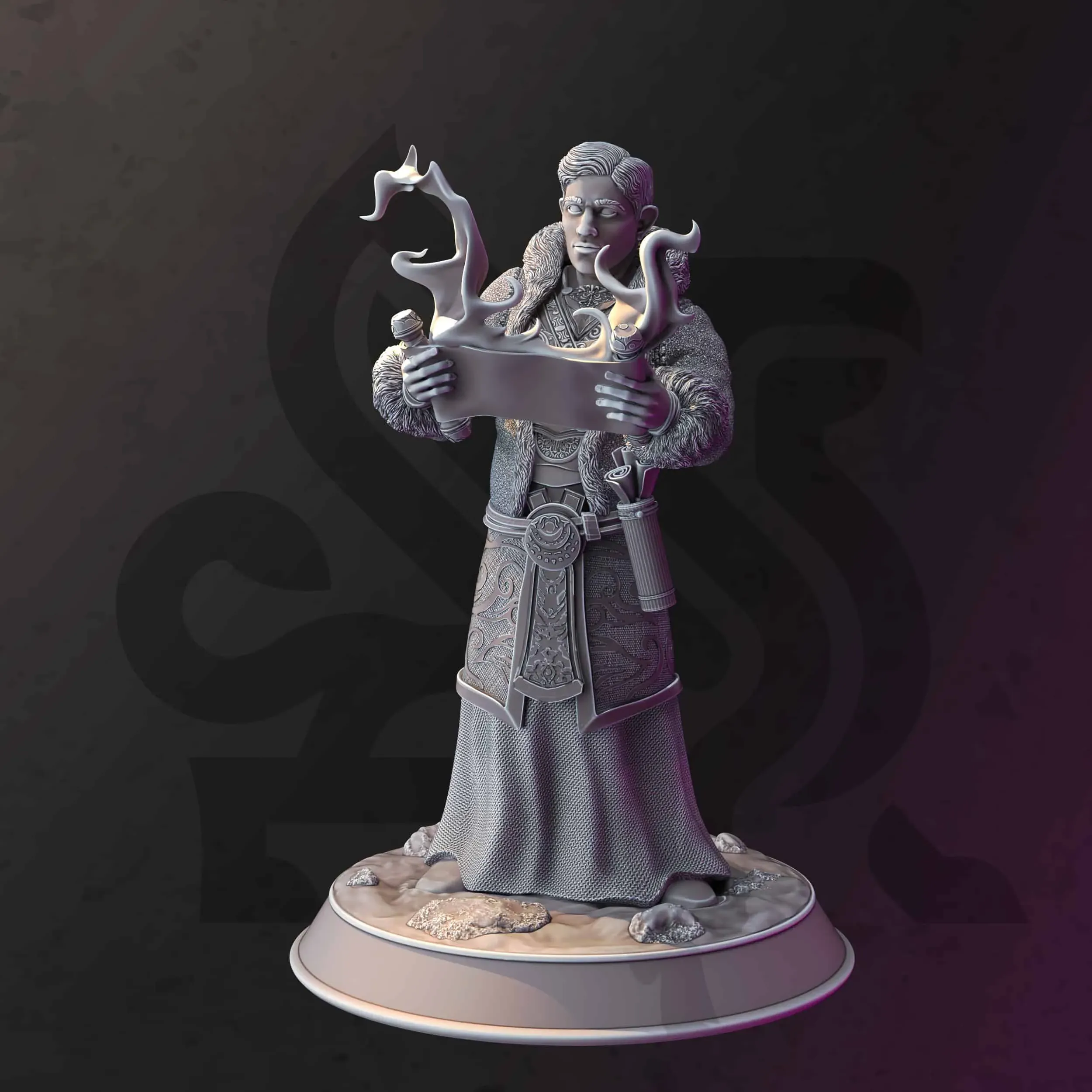 Darius Burrows - Cleric of Cedhelieth - Front
