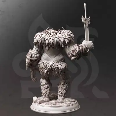 Hyol Droll - Cave Troll - Back