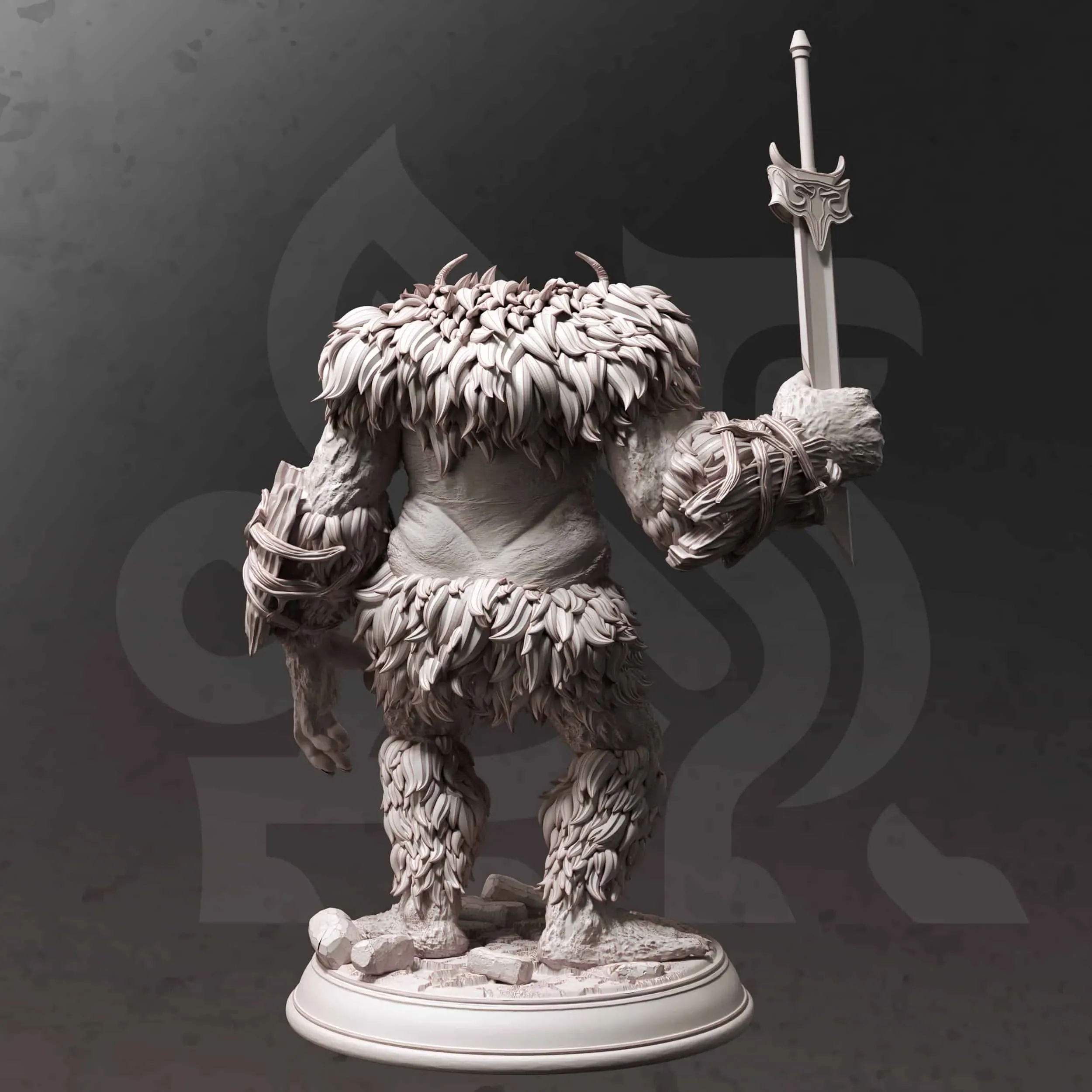 Hyol Droll - Cave Troll - Back