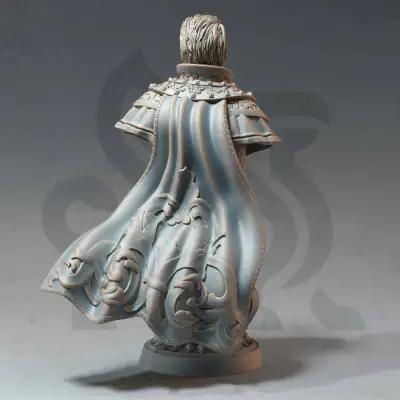BUST - Barandir the Lucid - Headmaster - Back