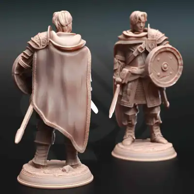 Arion Midrun - Human Fighter - Back