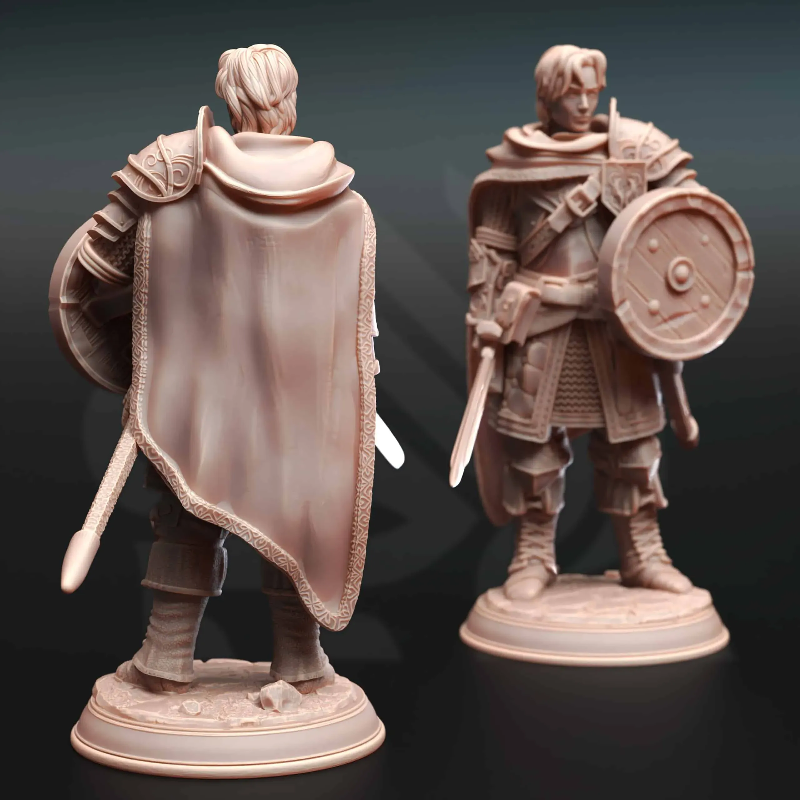Arion Midrun - Human Fighter - Back