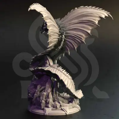 Fyrantius - Adult Mana Wyrm - Back
