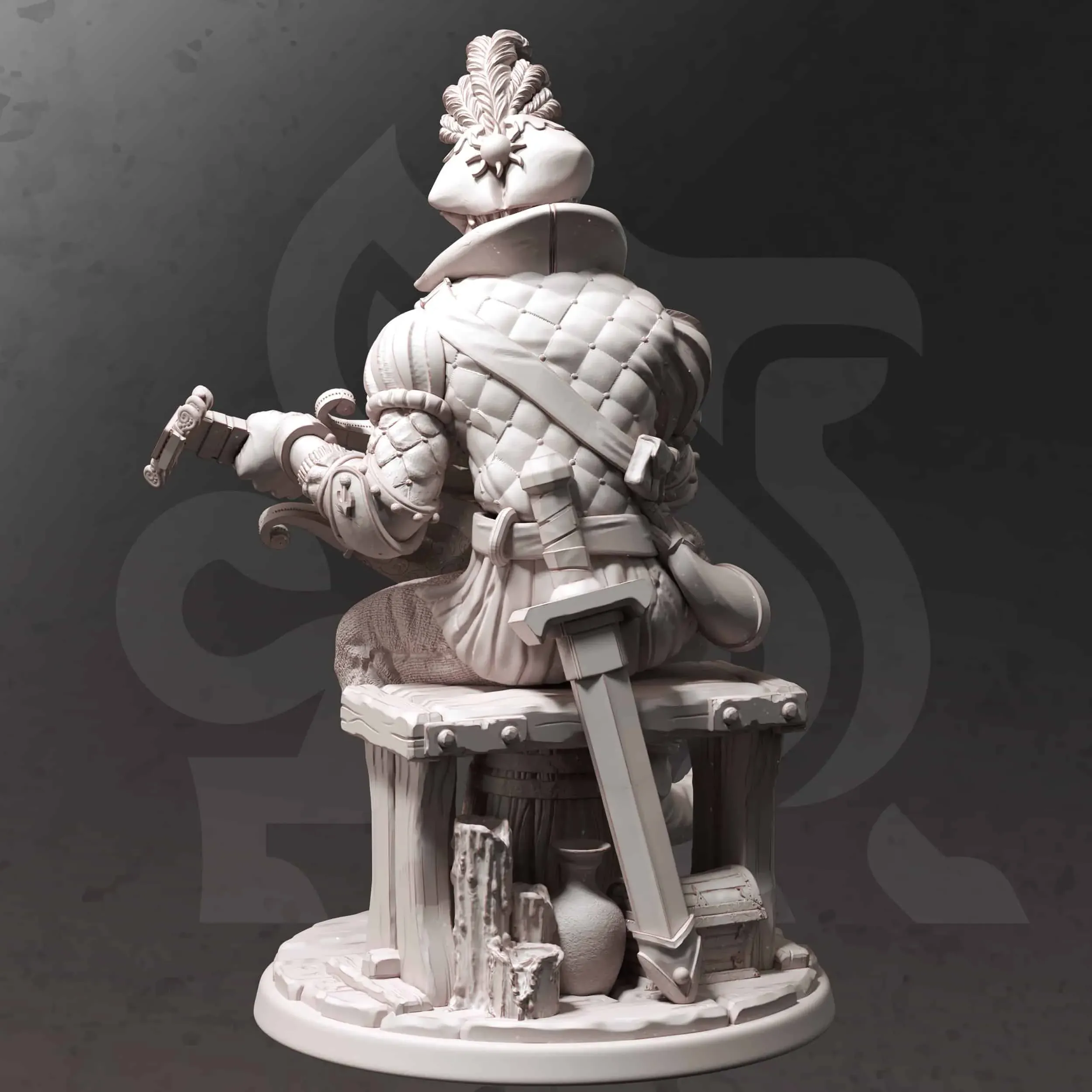 Brekken - The Brazen Bard - Back