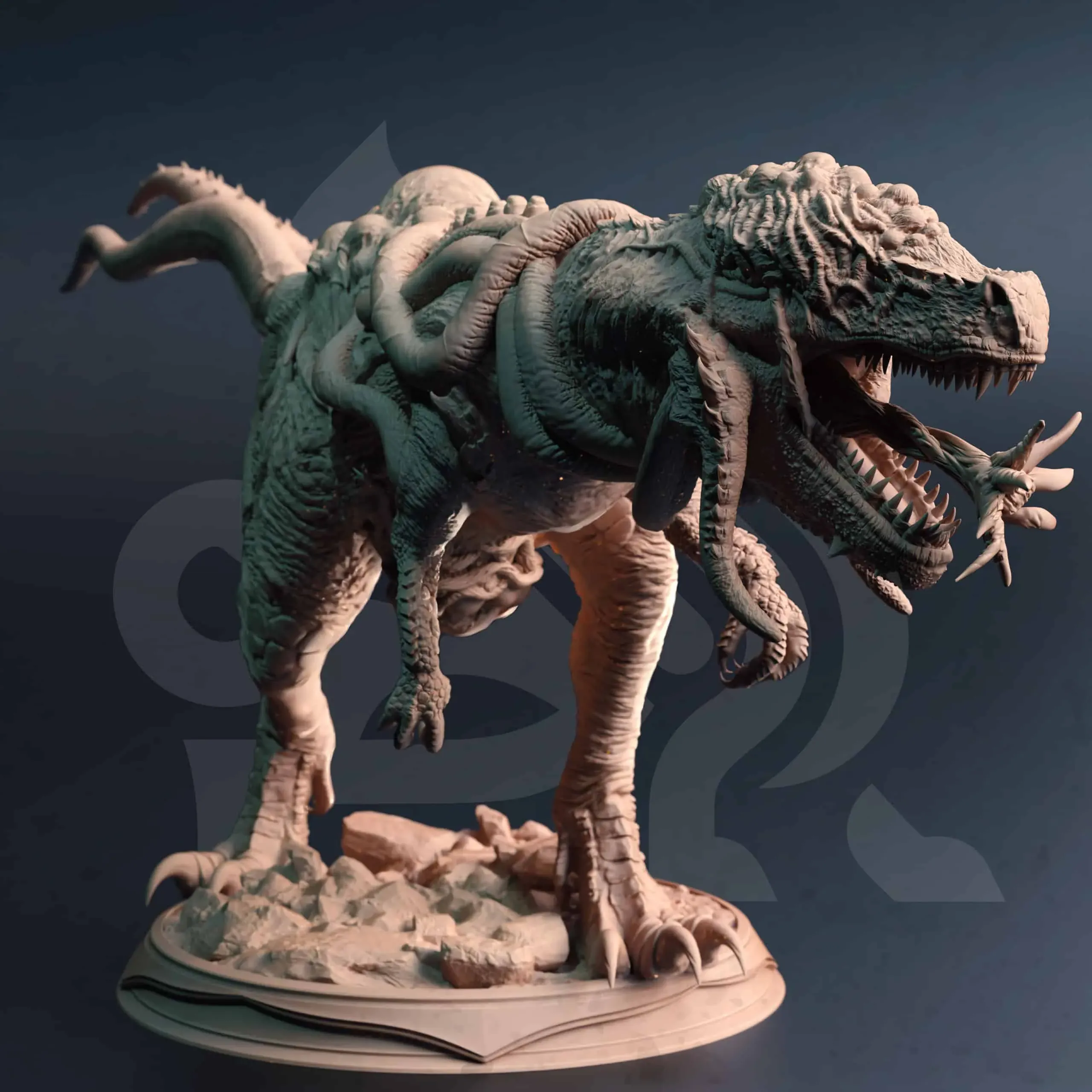 Eldrasorous Rex - Drowned Ancient Reptile - Front