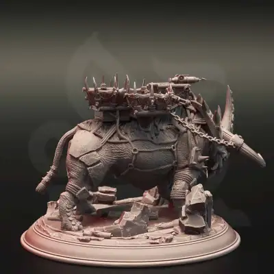 Goragora - Great Orcish War Beast - Back