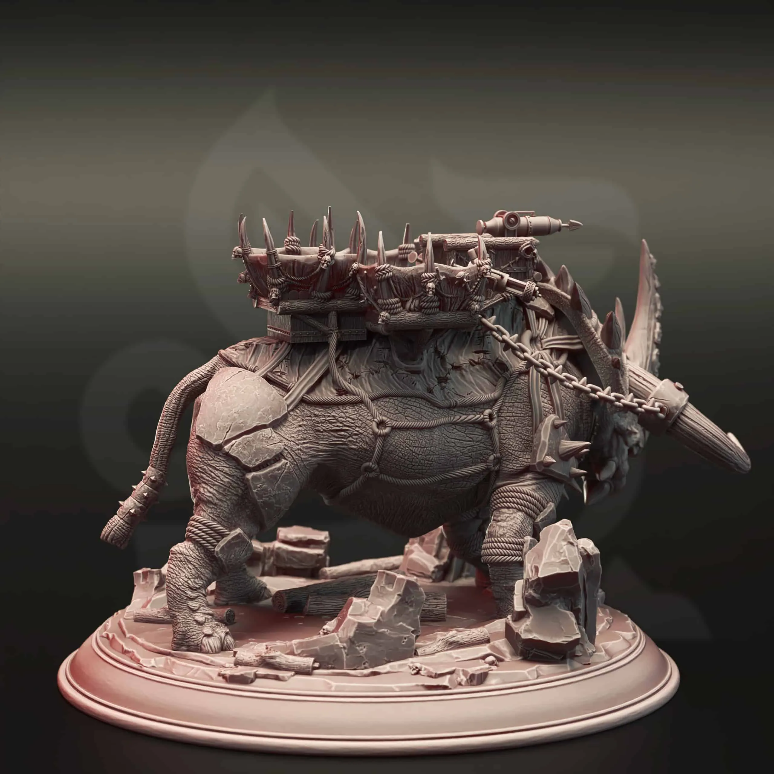 Goragora - Great Orcish War Beast - Back
