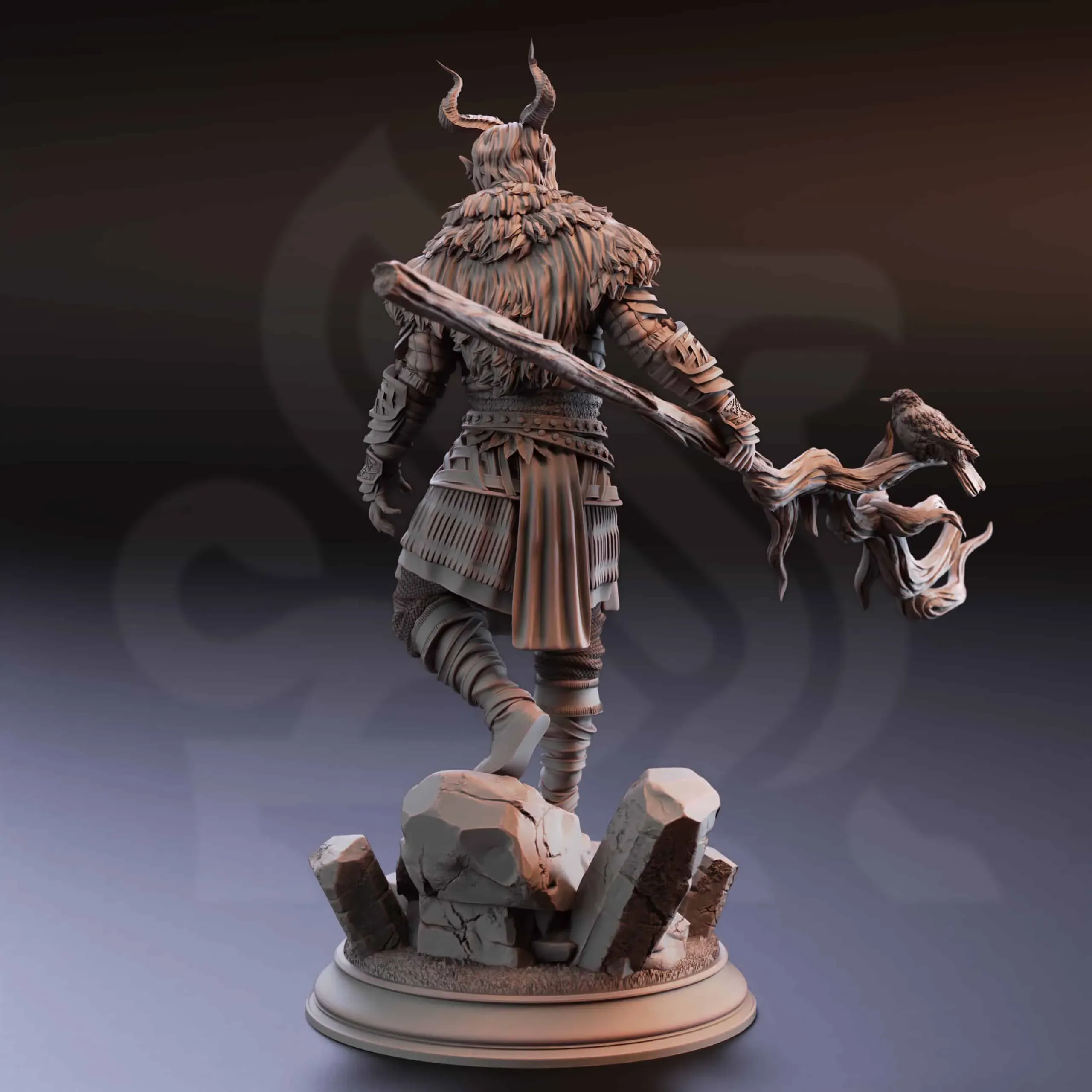 Garyck of Cinta Mar - Infernal Forest Guardian - Back