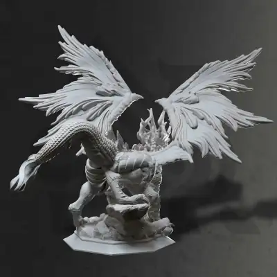 Glanbeli - Dragon Form - Back